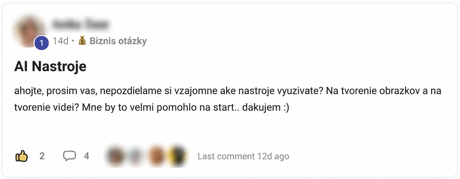 Náhľad z komunity AI Money Camp — príspevok 03